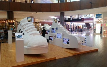 Adidas Shoe - Styrofoam Interactive Promotional Display Stand